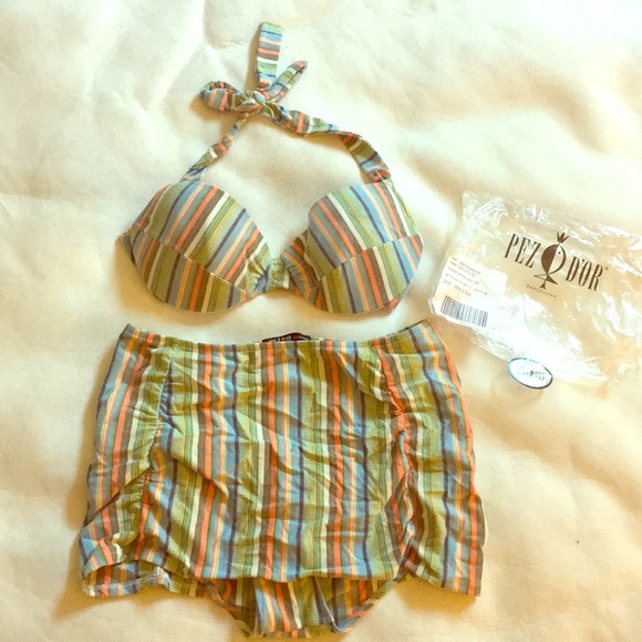 Anthropologie Other - NWT Anthro Pez D’or Retro Striped Bikini